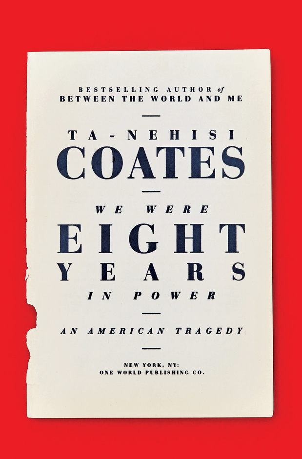 book cover with the title and author's name on a white background and bright red border.