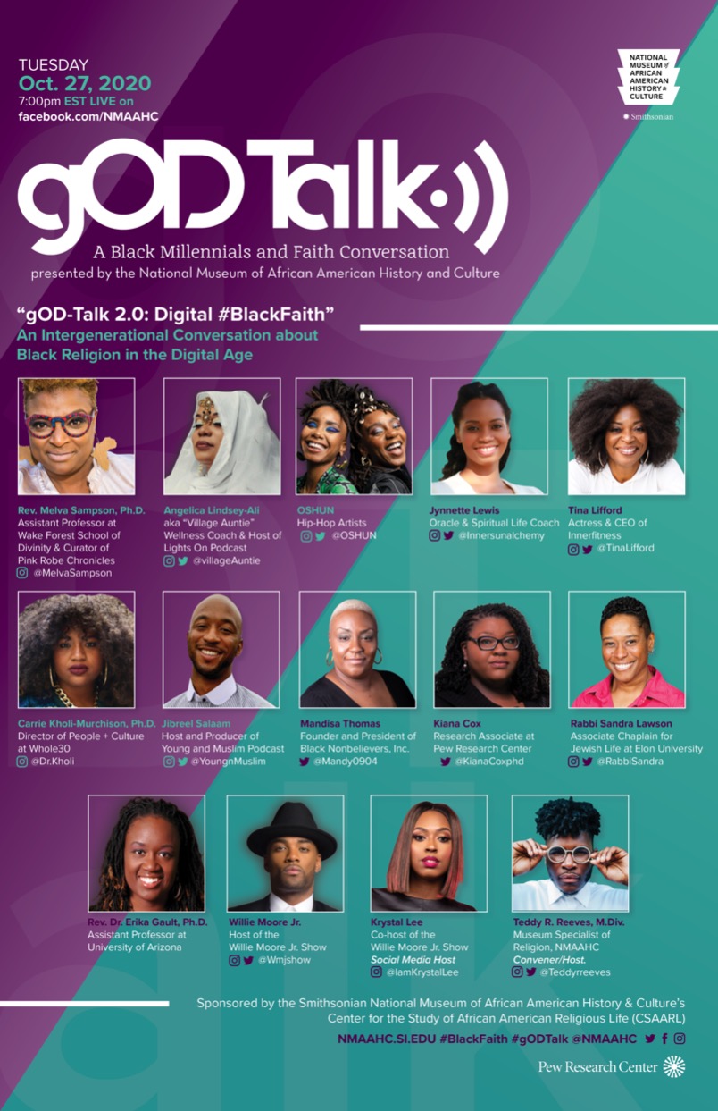 gOD-Talk 2.0 Digital #BlackFaith promotional artwork.