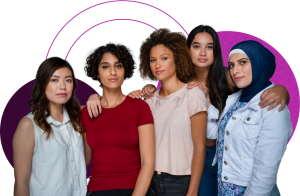 Group of 5 women standing
