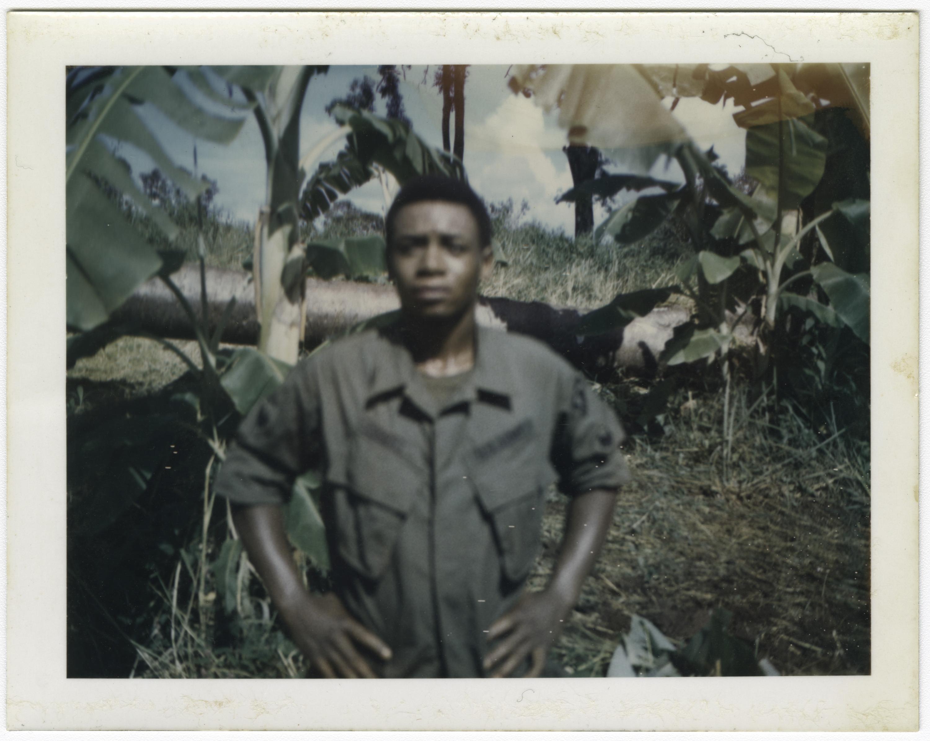 Photograph of an American soldier in Vietnam