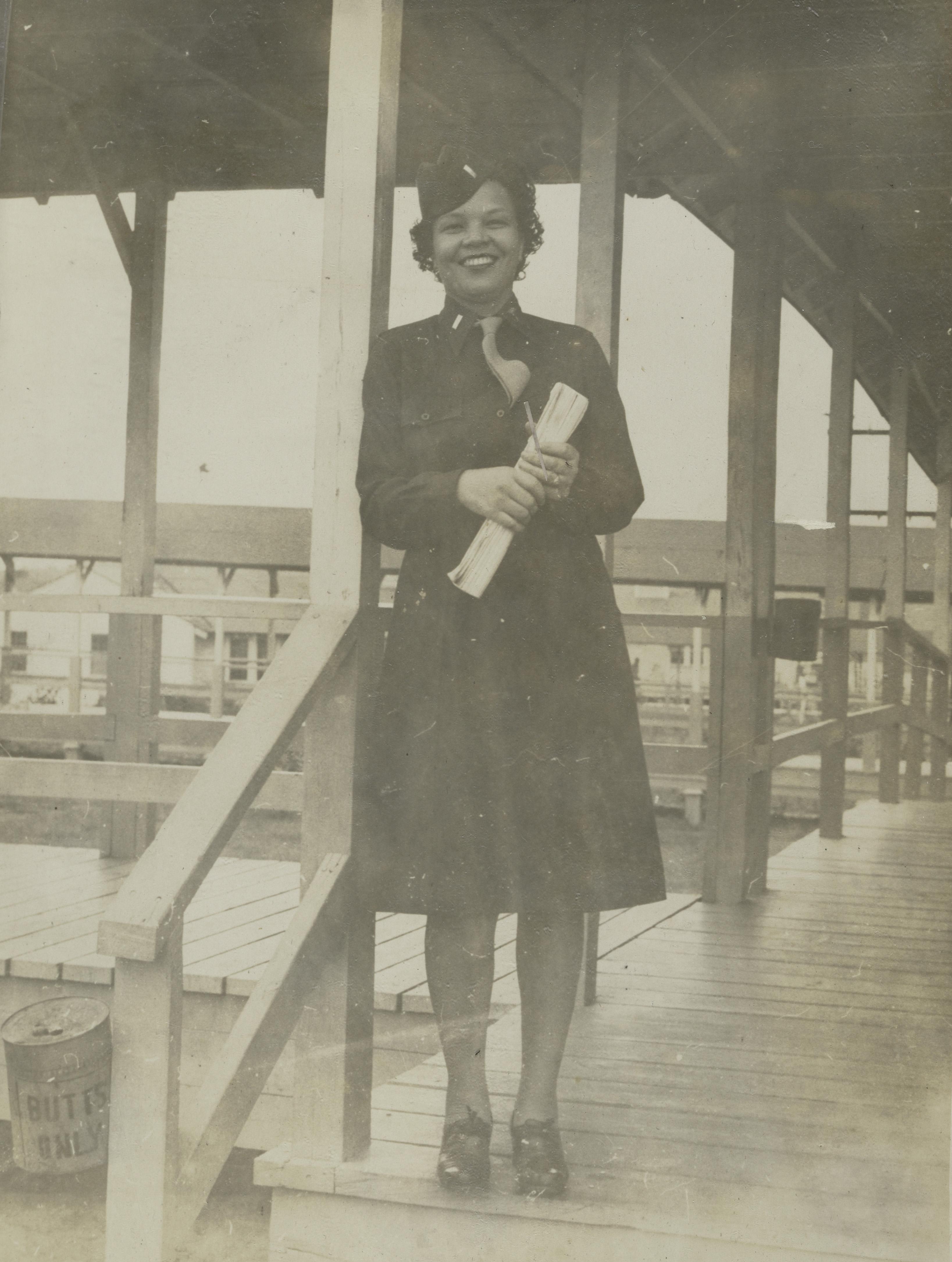 Photograph of Lt. Lomax in uniform.