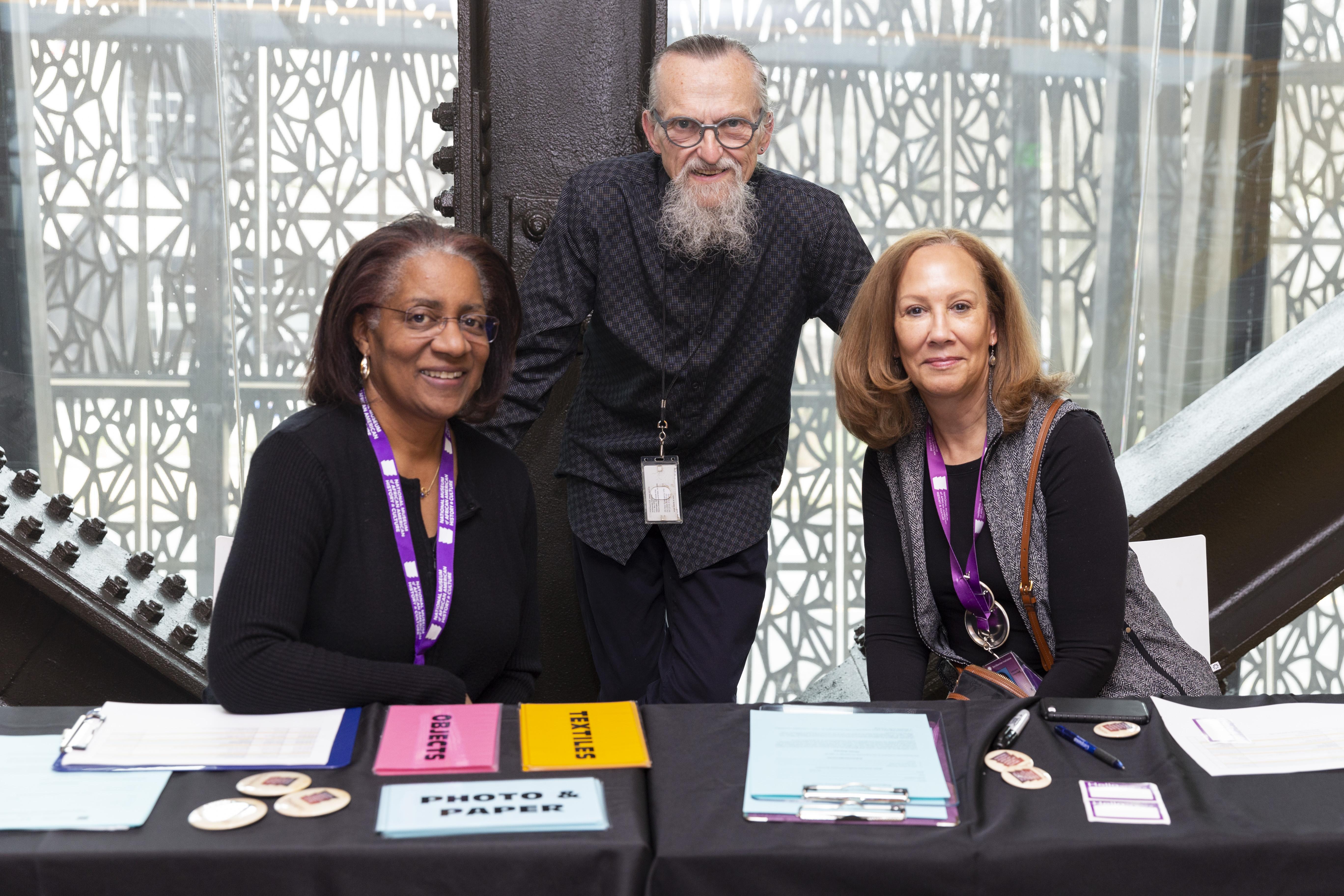 NMAAHC Volunteers in the Robert F. Smith Explore Your Family History Center