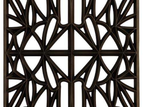 Corona panel designed for NMAAHC (Type A: 65% opacity)