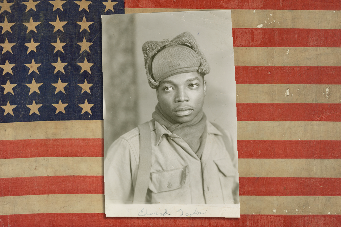 Photographic print of Korean War Veteran, Edward T. Taylor 1952