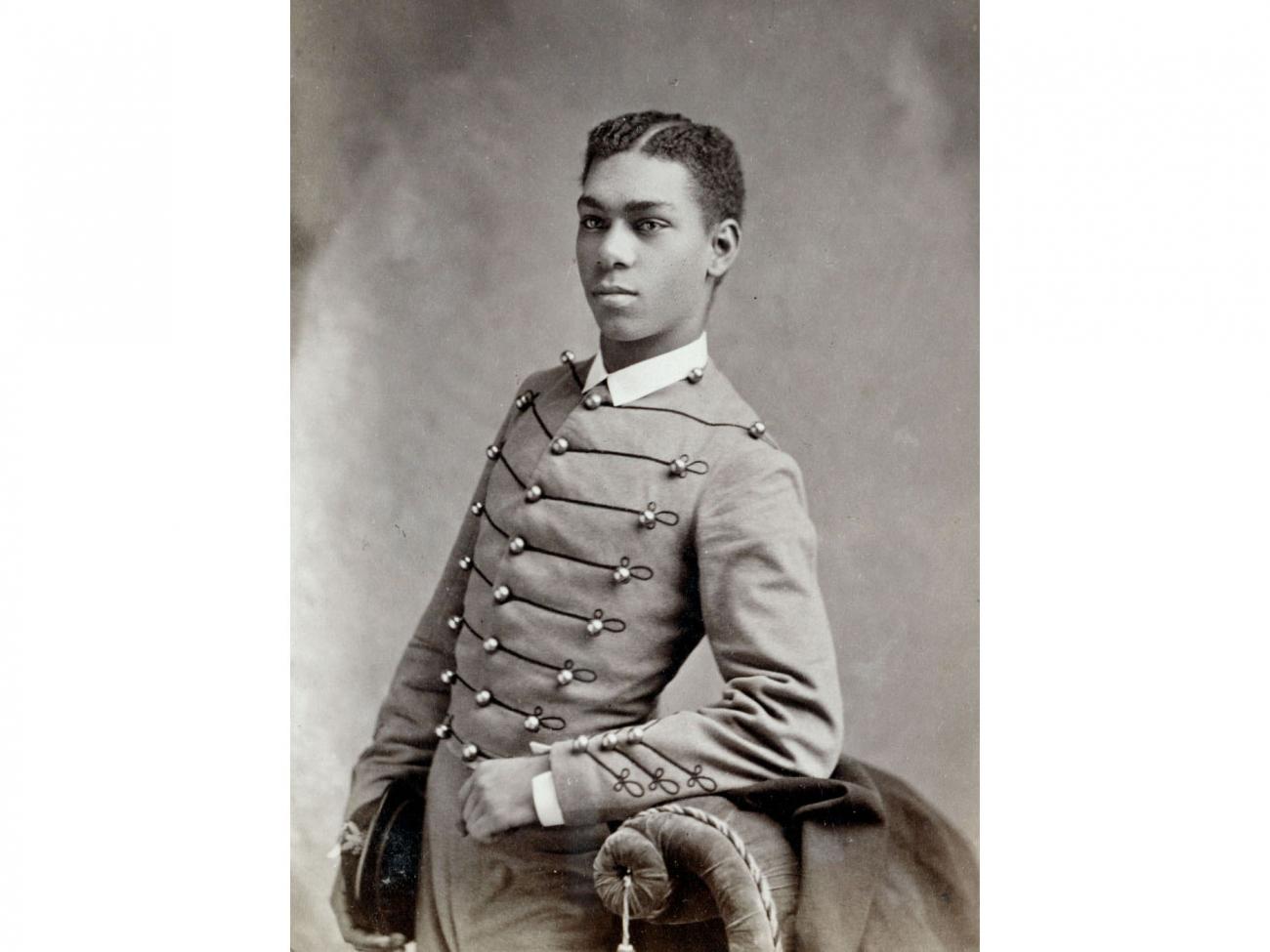 Portrait of Henry O. Flipper in West Point cadet uniform