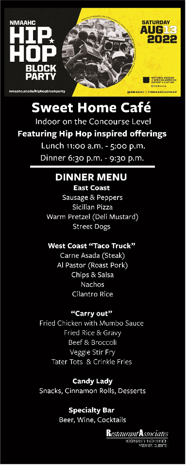 HHBP SHC MENU