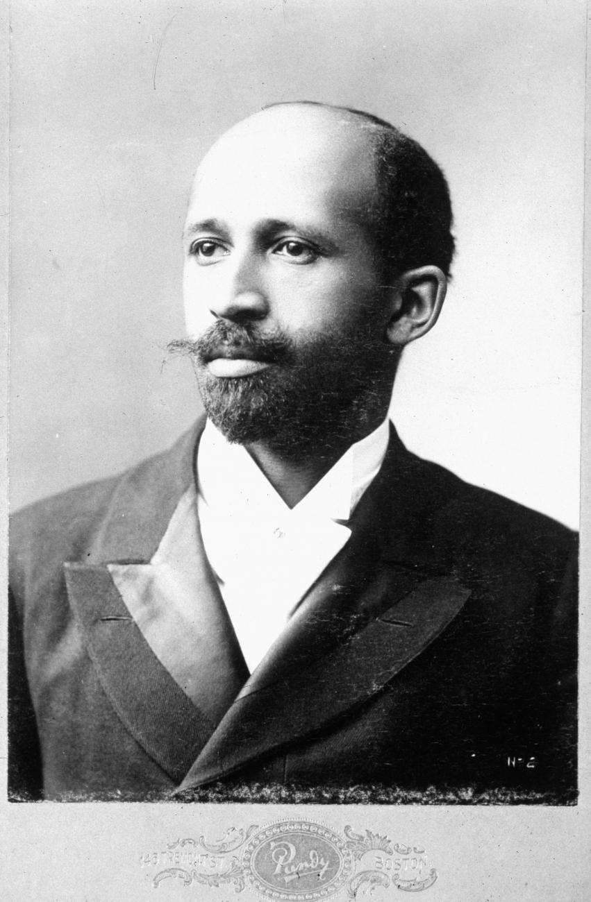 Image of W.E.B DuBois shown from the chest up
