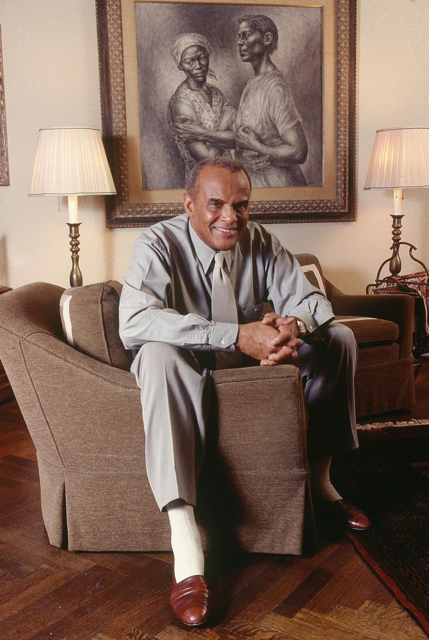 Picture of legendary entertainer and activist Harry Belafonte