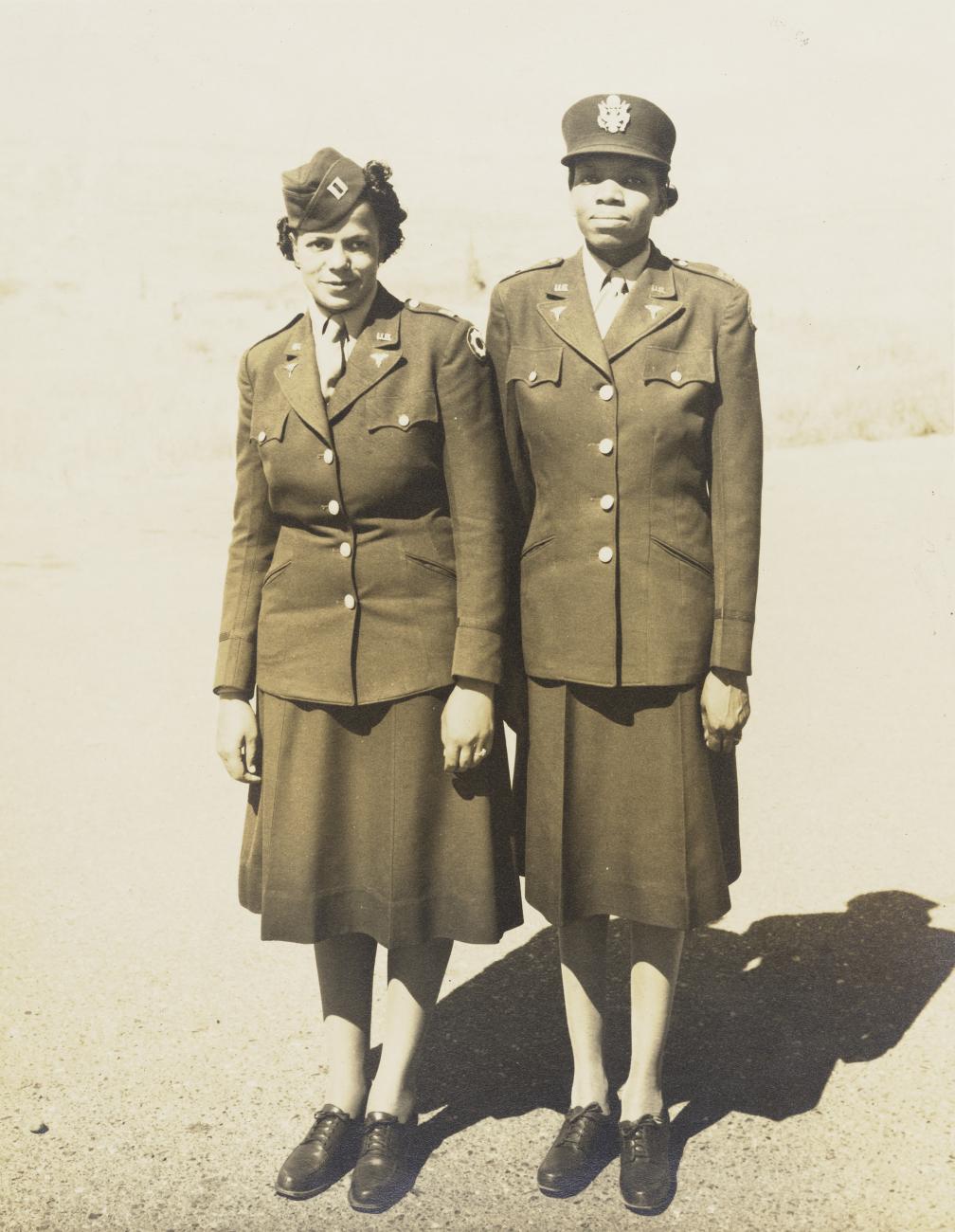 Photograph of two ANC nurses in uniform.