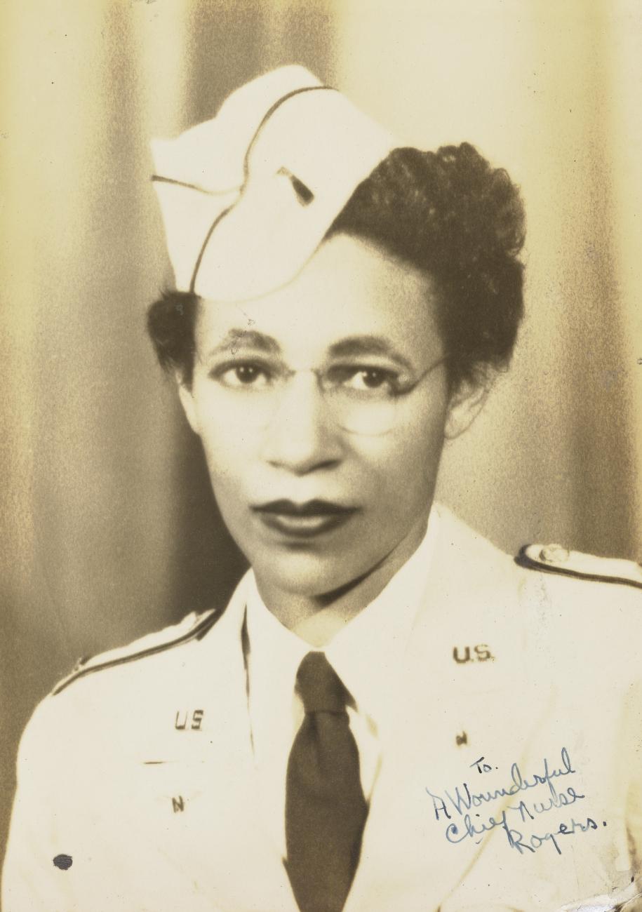 Photograph of an ANC nurse in uniform.