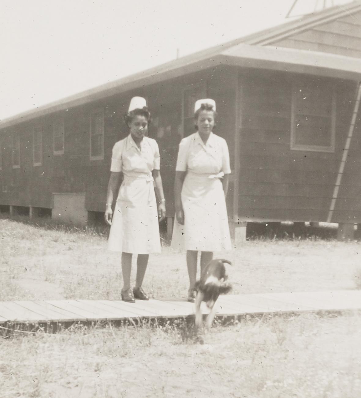 Two ANC nurses in uniform.
