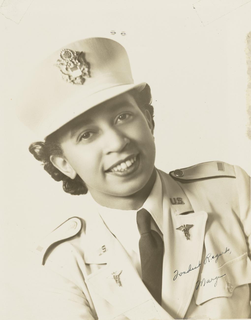 Photograph of an ANC nurse in uniform.