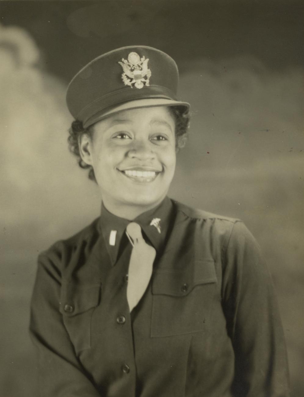 Portrait of a women in ANC uniform.