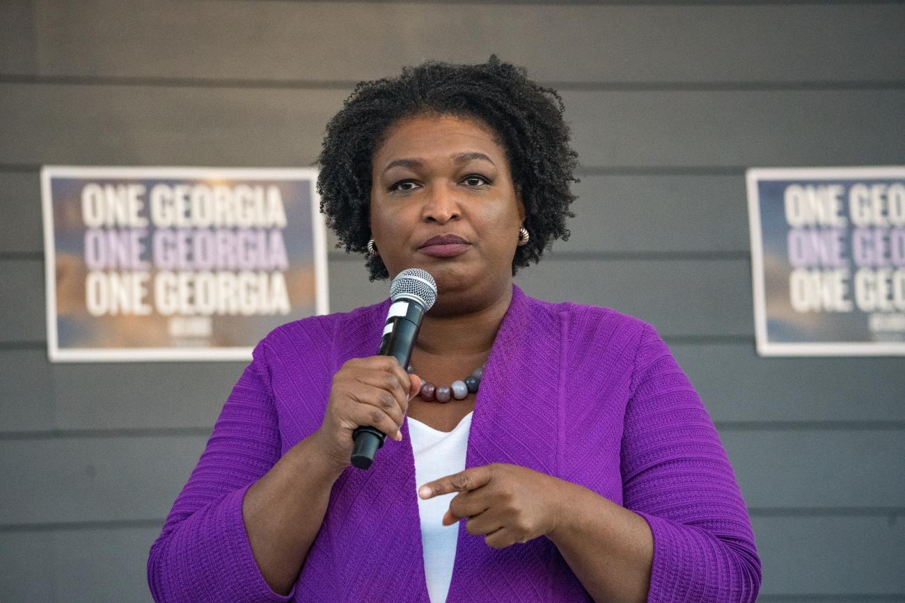 Stacey Abrams Begins Bus Tour As She Campaigns For Governor Of Georgia in 2022