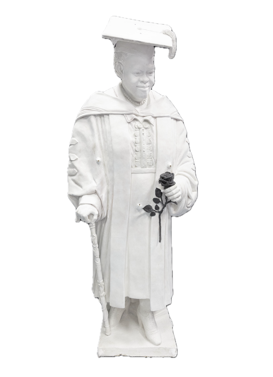 Plaster model of educator and civil rights leader Mary McLeod Bethune