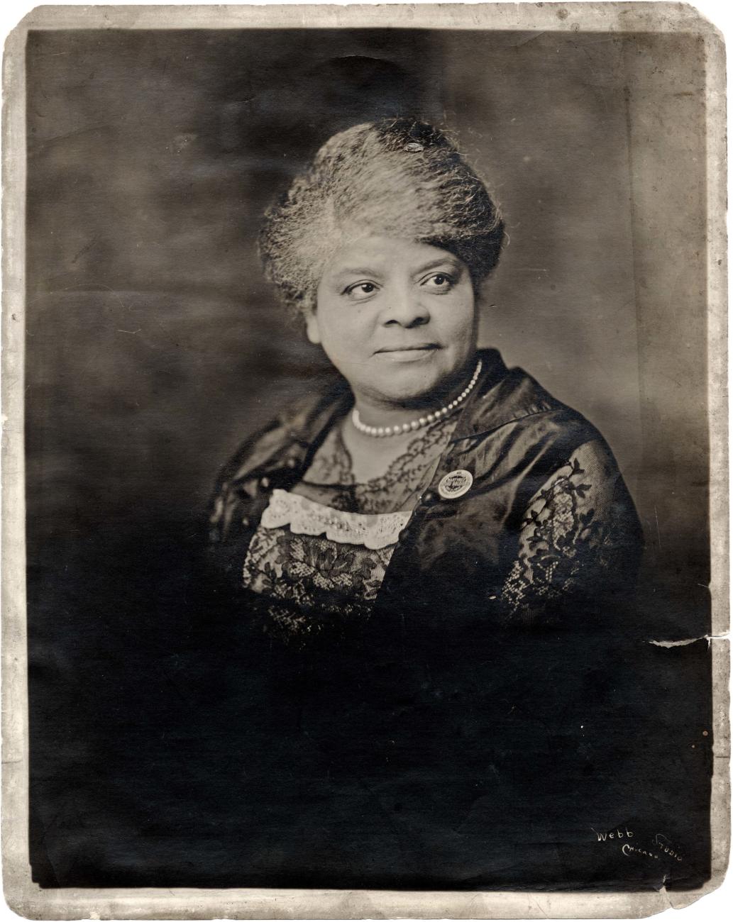 Portrait of journalist and suffragist Ida B. Wells-Barnett