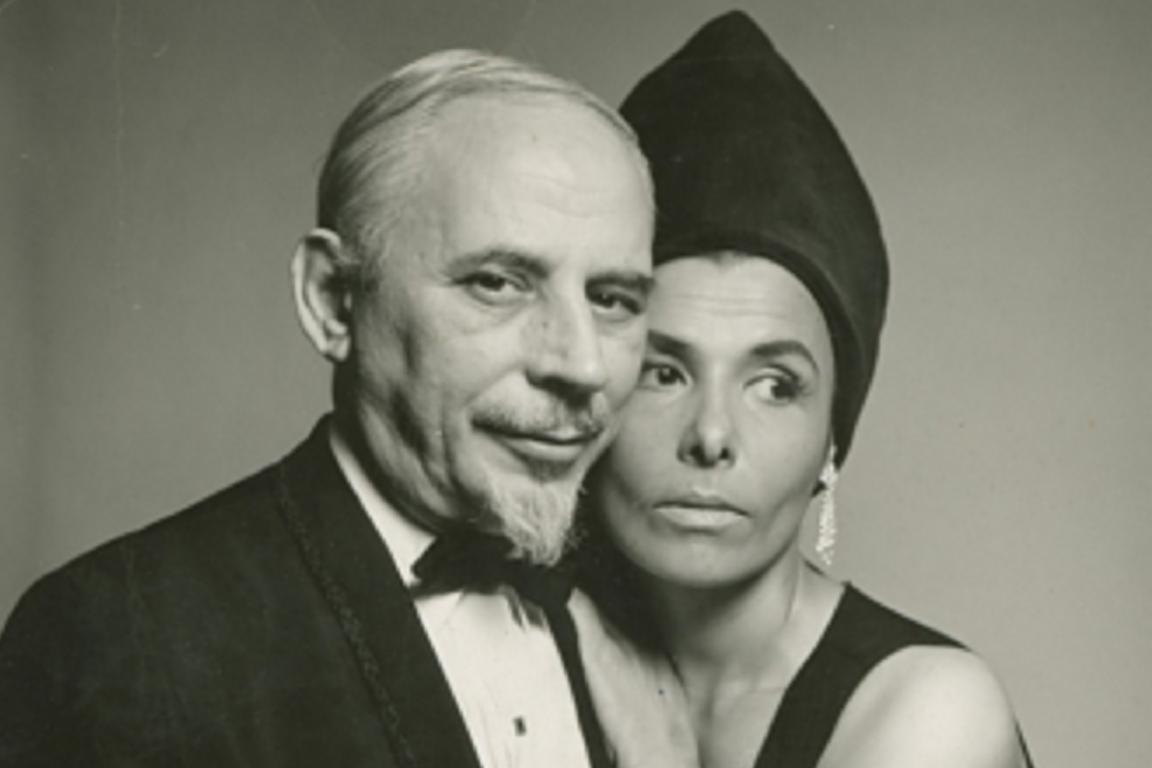 Photograph of Lena Horne with husband Lennie Hayton 1959