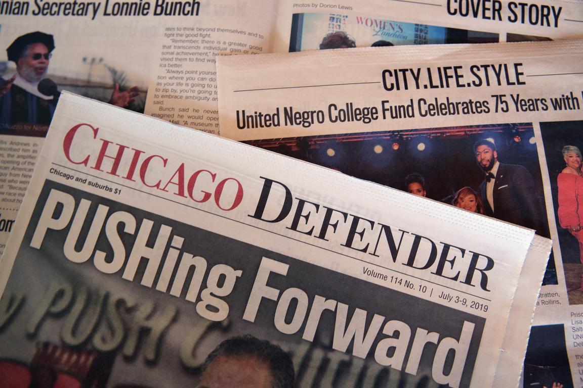 In the first half of the 20th century, the Chicago Defender newspaper helped draw tens of thousands of African Americans to Chicago and make the city their home. It spurred, shaped, and gave voice to the Great Migration of black Southerners to the urban North. It also created a sense of place and an important lens into Chicago life