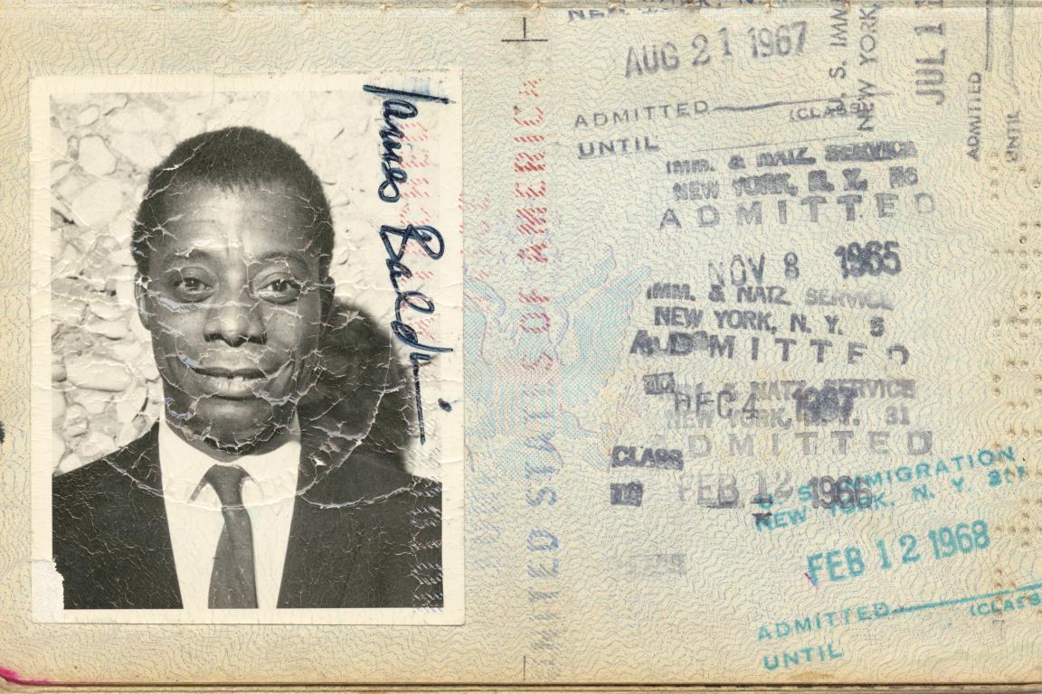 United States passport belonging to James Baldwin