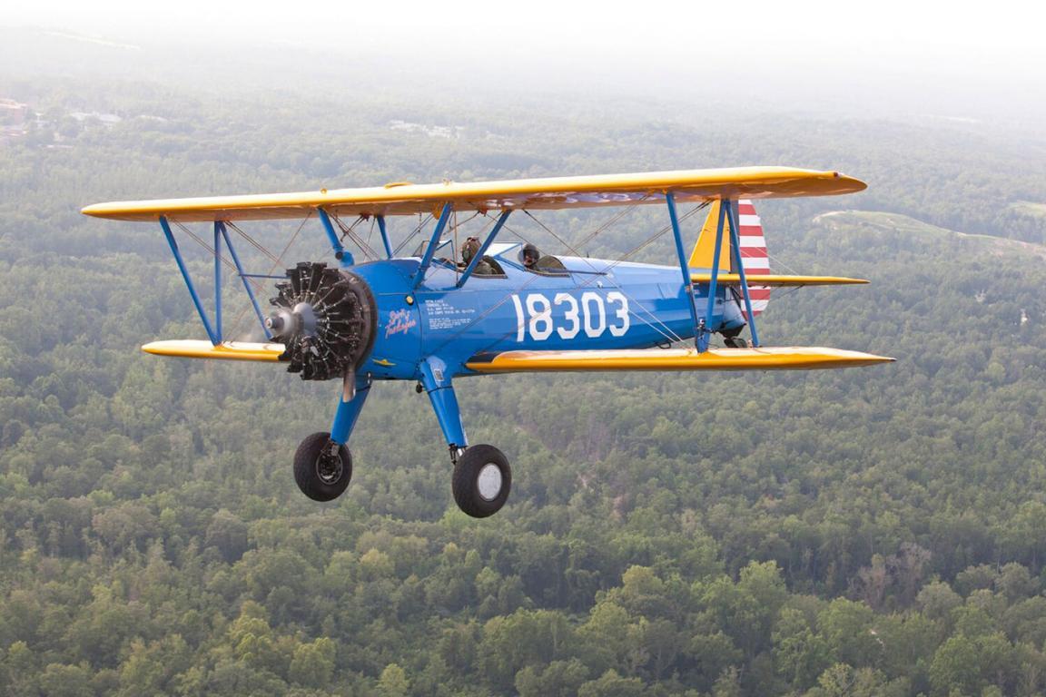 The PT-13D Stearman Kaydet of the Tuskegee Airmen