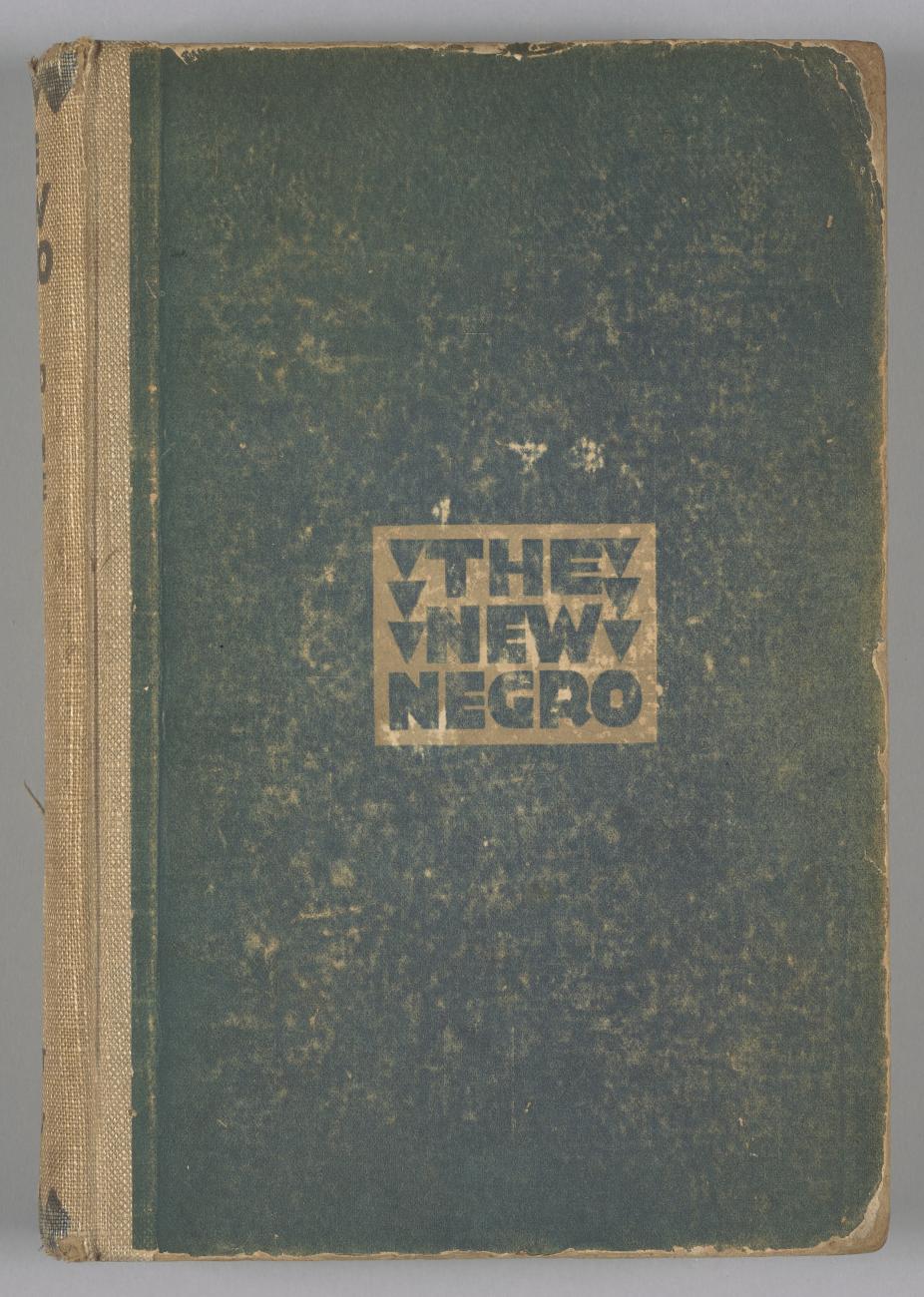 A green book cover with the title "The New Negro"