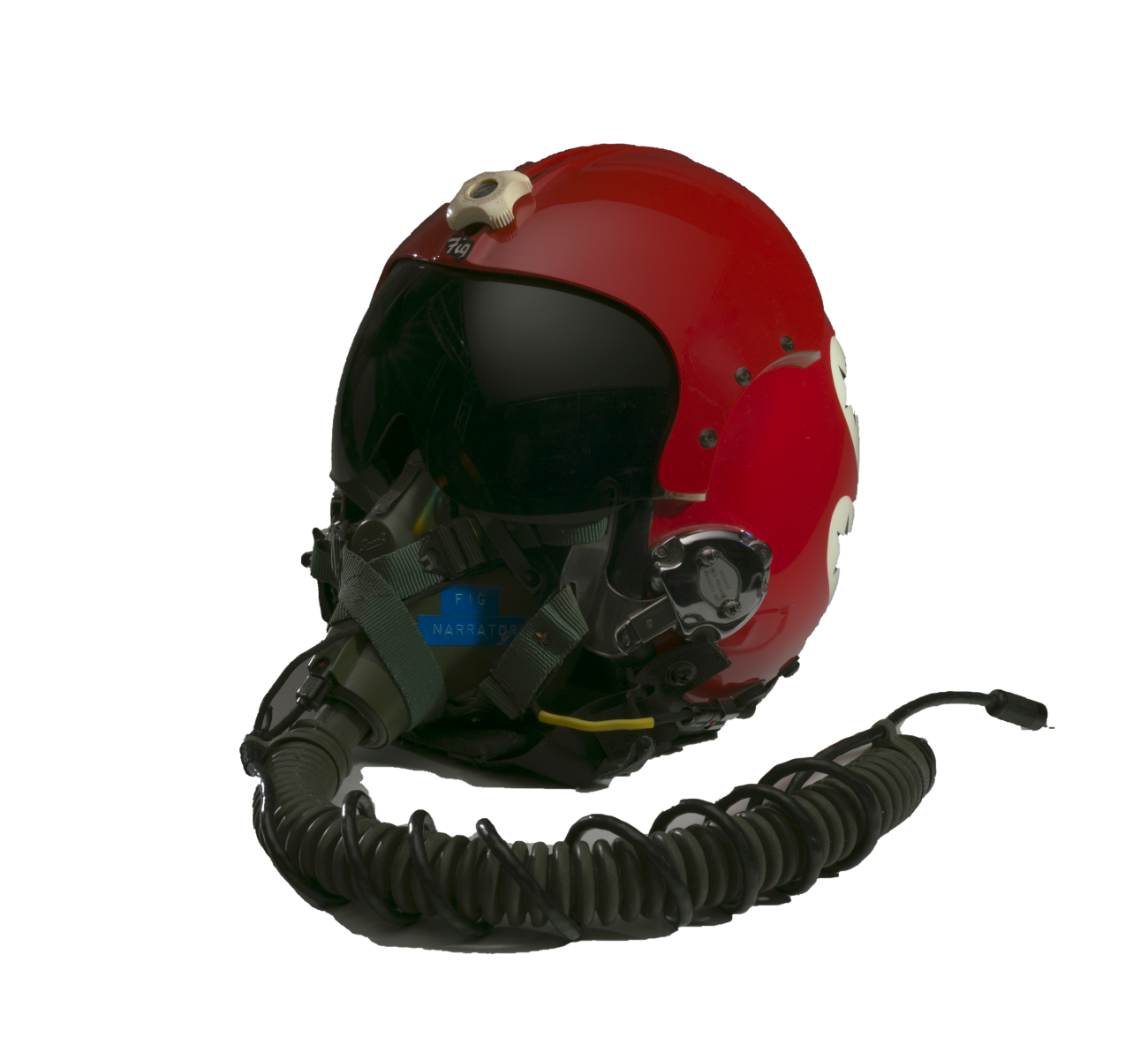 Flight helmet worn by Thunderbird pilot Gen. Lloyd W. Newton, ca. 1974