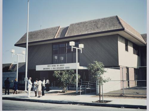 Photograph of South Central Los Angeles Center designed by Harold Williams